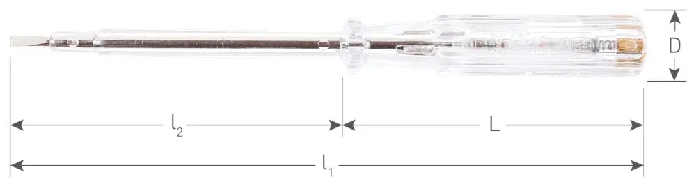 ATHLET SPAN.TESTER, IN ETUI, SL 0,5X3,5X100Xø18
