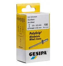 BLINDKLINKNIETEN 5X12MM PER 50 STUKS