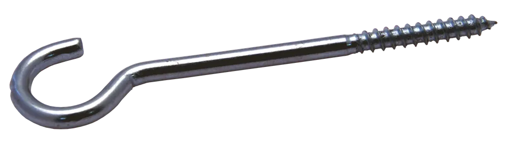 SCHROEFHAKEN MET KLEINE HAAK 4.00X37/60 IJZER GEGALVANISEERD