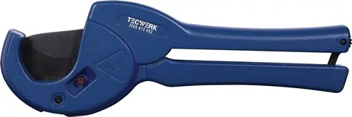 KUNSTSTOFBUIZENSCHAAR 0-35 MM PP/PE/PB/PVDF/MLP/MSR/VPE/CPVC/PVC TECWERK