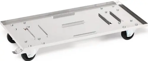 TRANSPORTWAGEN STAAL VERZINKT VOOR ALUMINIUM BOXEN 29 L-91 L TOTAAL DRAAGVERMOGE