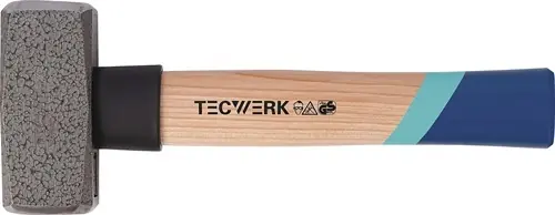 VUISTHAMER KOPGEWICHT 1500 G HICKORY STEELBESCHERMHULS TECWERK