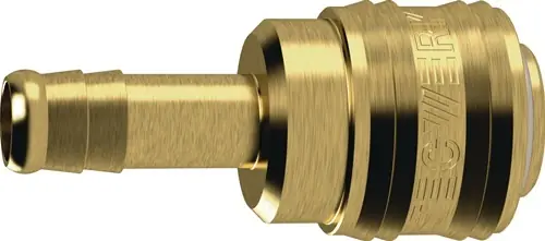 SNELKOPPELING DN 7,2, TUIT MESSING BLANK SLANGWIJDTE LW 6 TECWERK