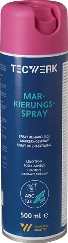 MARKERINGSSPRAY LICHTGEVEND PINK 500 ML SPUITBUS TECWERK