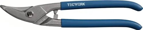 GATENSCHAAR TOTALE LENGTE 250 MM LINKS STAAL MAX. 1 MM RVS MAX. 0,5 MM KWALITEIT