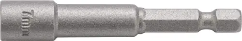 DOPSLEUTELBIT MET 6-KANT AANDRIJVING SLEUTELWIJDTE 13 MM LENGTE 60 MM MET MAGNEE