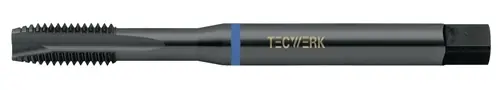 MACHINETAP DIN 371B RVS M6X1 MM HSS-CO GENITREERD EN GEVAPORISEERD 6H TECWERK