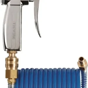 SPIRAALSLANG-PISTOLEN-SET BINNEN-D. 6MM BUITEN-D. 8MM LENGTE 5M BLAUW KOPPELI