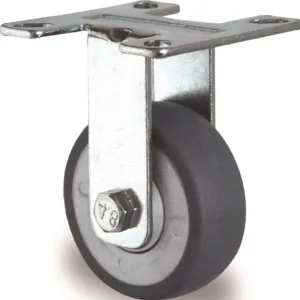 BOKWIEL 75MM 75KG MASSIEF RUBBER KOGELLAGER 67 X 60MM TECWERK