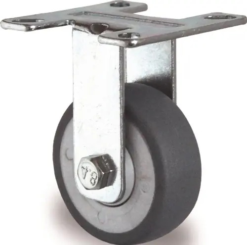 BOKWIEL 75MM 75KG MASSIEF RUBBER KOGELLAGER 67 X 60MM TECWERK