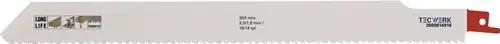 RECIPROZAAGBLAD LENGTE 300 MM BREEDTE 25 MM TANDVERDELING TPI 10/14 2,5/1,8 MM G