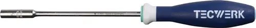 ZESKANTDOPSLEUTEL SW 9 MM KLINGLENGTE 125 MM TOTALE LENGTE 240 MM 3-COMPONENTENG