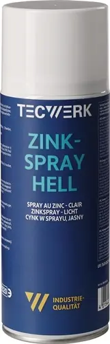 ZINKSPRAY LICHT 400 ML WIT ALUMINIUM SPUITBUS TECWERK