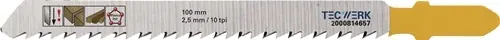 DECOUPEERZAAGBLAD TOTALE LENGTE 100 MM TANDVERDELING 2,5 MM DIKTE 1,27 MM HCS 5