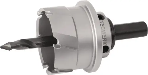 GATENZAAG ZAAG-D. 30 MM SNIJDIEPTE 20 MM HM-INZETSTUKKEN MET BOOR EN VEER TECWER