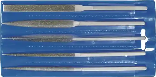 DIAMANT-HABILISVIJLENSET LENGTE 215 MM 5-DELIG D 126 TECWERK