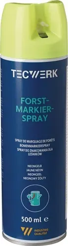 BOMENMARKEERSPRAY NEONGEEL 500 ML SPUITBUS TECWERK