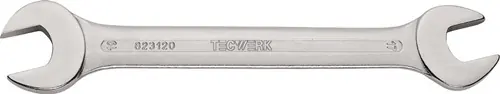 DUBBELE STEEKSLEUTEL 19 X 24 MM LENGTE 245 MM VERCHROOMD TECWERK