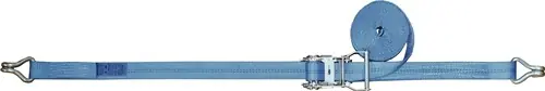 SJORBAND DIN EN 12195-2 LENGTE 6M BREEDTE 25MM MET RATEL + PUNTHAAK LC OMDR. 8