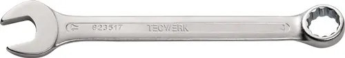 RING-STEEKSLEUTEL SW 7 MM LENGTE 110 MM VORM A CHROOM-VANADIUMSTAAL TECWERK