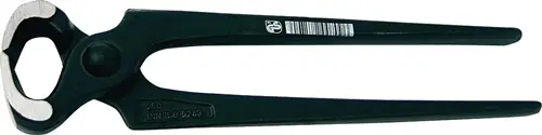NIJPTANG TOTALE LENGTE 180 MM HOOFD GEPOLIJST TANG ZWART GELAKT TECWERK