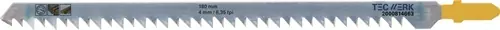 DECOUPEERZAAGBLAD TOTALE LENGTE 180 MM TANDVERDELING 4 MM HCS 5 STUKS / KAART TW