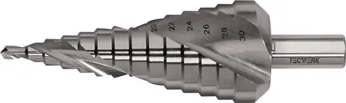 GETRAPTE BOOR BOORBEREIK 4-30 MM HSS SPIRAALGEGROEFD SNEDEAANTAL 2 TREDENAANTAL