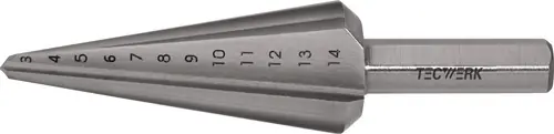GETRAPTE PLAATBOOR BOORBEREIK 5-31 MM HSS-CO TOTALE LENGTE 103 MM SNEDEAANTAL 2