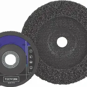 GROFREINIGINGSSCHIJF D.115X22MM EXTRA COARSE GAT 22,23 MM TECWERK