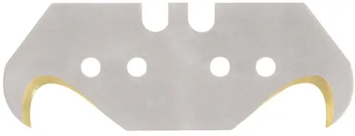 HAAKMES L48,2XB18,7XS0,65MM TITANIUM MET PERFORATIE 10 STUKS / DISPENSER TECWERK