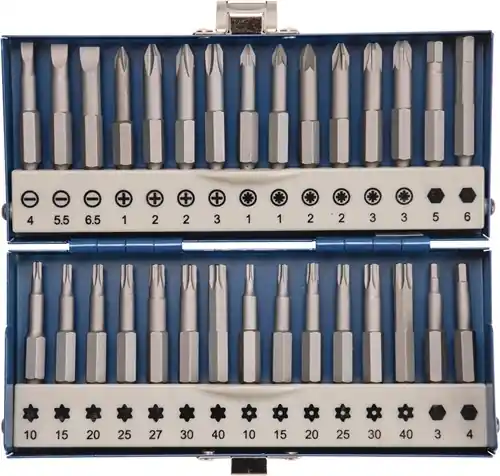 BITASSORTIMENT 30-DELIG SLEUF/PH/PZD/TX/TX-BO/6KT. TECWERK