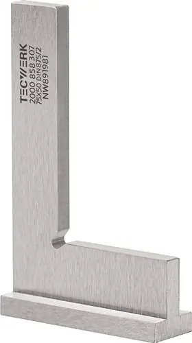 HOEK DIN 875/II BEENLENGTE 100X70 MM MET AANSLAG TECWERK
