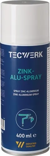 ZINK-ALU-SPRAY ALUMINIUMKLEURIG 400 ML SPUITBUS TECWERK