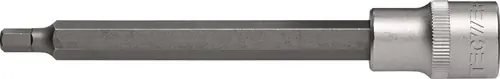 DOPSLEUTELBIT 1/2 INCH BINNEN-6-KANT SLEUTELWIJDTE 6 MM LENGTE 140 MM TECWERK