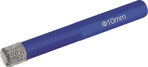 DIAMANT-TEGELBOOR PRO HEX ø 10 MM LENGTE 63,5 MM 1-DELIG SEGMENTAANTAL 1 HEX TEC