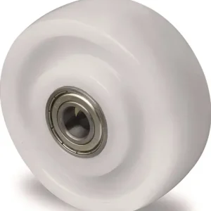 RESERVE-WIEL WIEL-Ø 80 MM DRAAGVERMOGEN 350 KG POLYAMIDE WIT AS-Ø 10 MM NAAFLENG