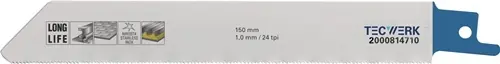 RECIPROZAAGBLAD LENGTE 300 MM BREEDTE 19 MM TANDVERDELING TPI 10/14 2,5/1,8 MM T