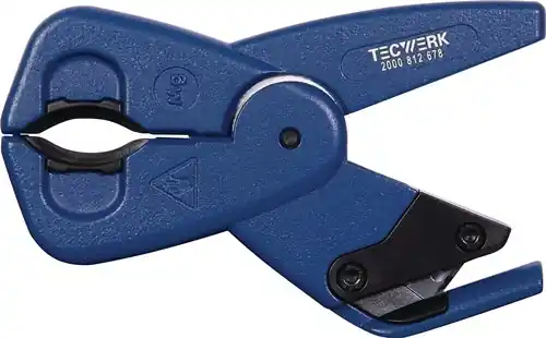 SNIJDER VOOR GEGOLFDE KUNSTSTOF BUIZEN VOOR BUIZEN 15-45 MM MAGNESIUM PERSGIETWE
