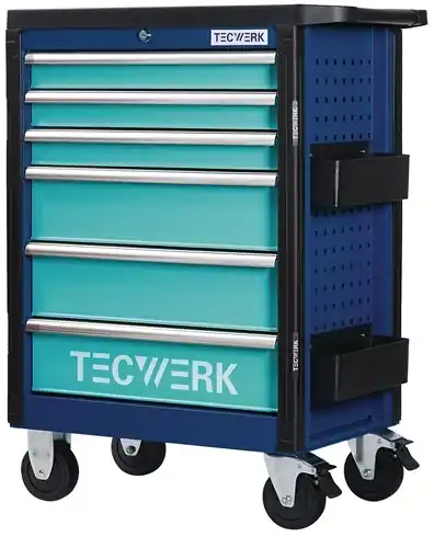 GEREEDSCHAPSWAGEN PLUS 2.0 B760XT465XH1030MM 500 KG 6 SCHUBLADEN ZONDER UITRUSTI
