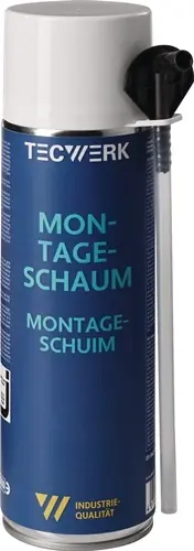 1C-MONTAGESCHUIM 500 ML B2 CHAMPAGNE MET WEGWERPHANDSCHOENEN BUS TECWERK