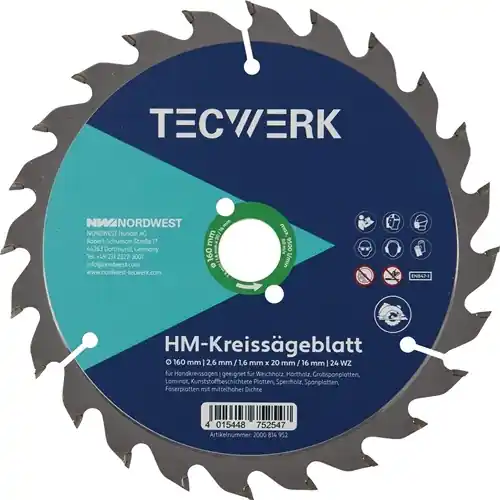 HANDCIRKELZAAGBLAD BUITEN-Ø 210 MM AANTAL TANDEN 48 WZ GAT 30 MM SNIJBREEDTE 2,8