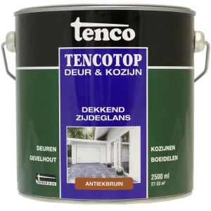 TENCOTOP DEUR & KOZIJN DEKKEND ZG ANTIEKBRUIN 2,5