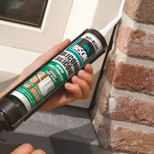 BISON SILICONENKIT BOUW ZWART KOKER 300 ML NL/FR