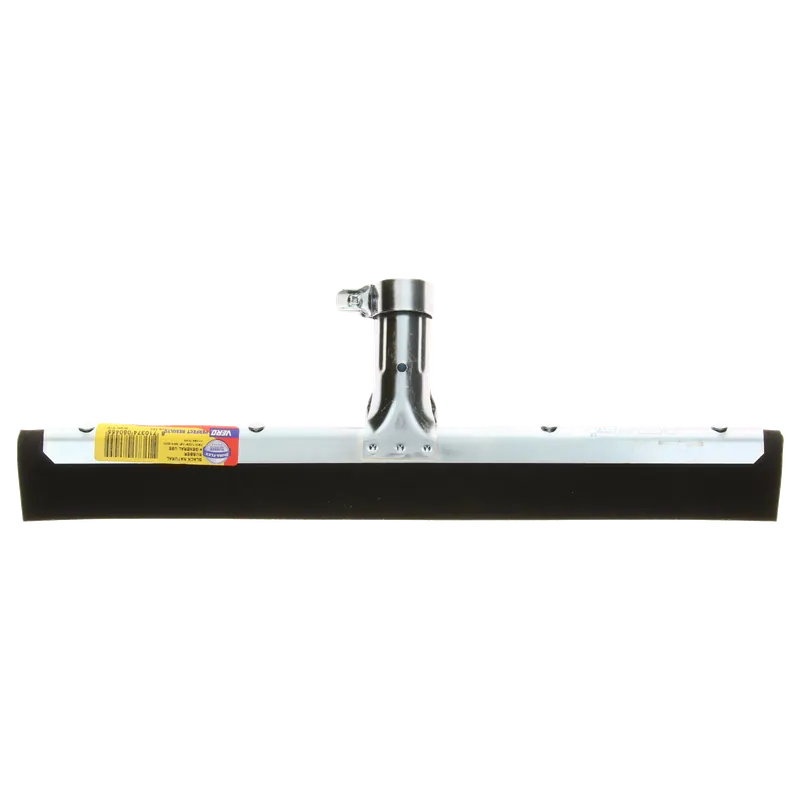 VLOERTREKKER METAAL 35 CM ZWARTE RUBBER