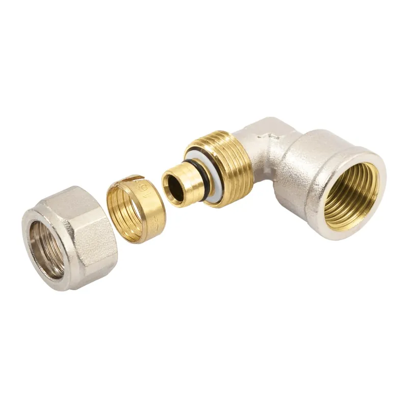BONFIX ALU-KNEL KNIEKOPPELING 1/2" BINNENDRAAD X 16 MM