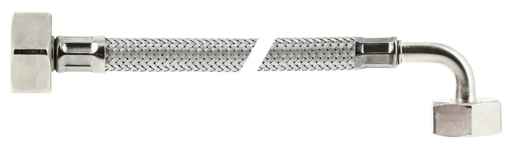 BONFIX RVS SLANG 3/4" BI.DR. X 3/4" HAAKS BI.DR. 150 CM