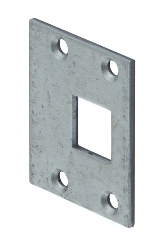 HP 13/11 HOEKSLUITPLAAT, STAAL VERZINKT 50 X 18-30MM RECHTHOEKIG, DR 1