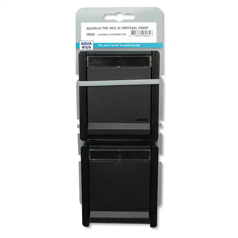 AQUARIUS PRO WCD 2V VERTICAAL ZWART