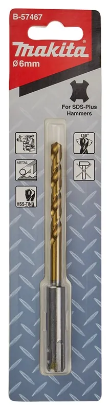 MAKITA METAALBOOR 6,0X123MM B-57467