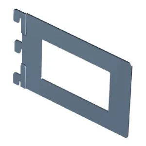 BOEKENSTEUN ELEMENT ENKEL 3-HAAKS SYS 50 STAAL ZWART 143X118MM 10801-00002